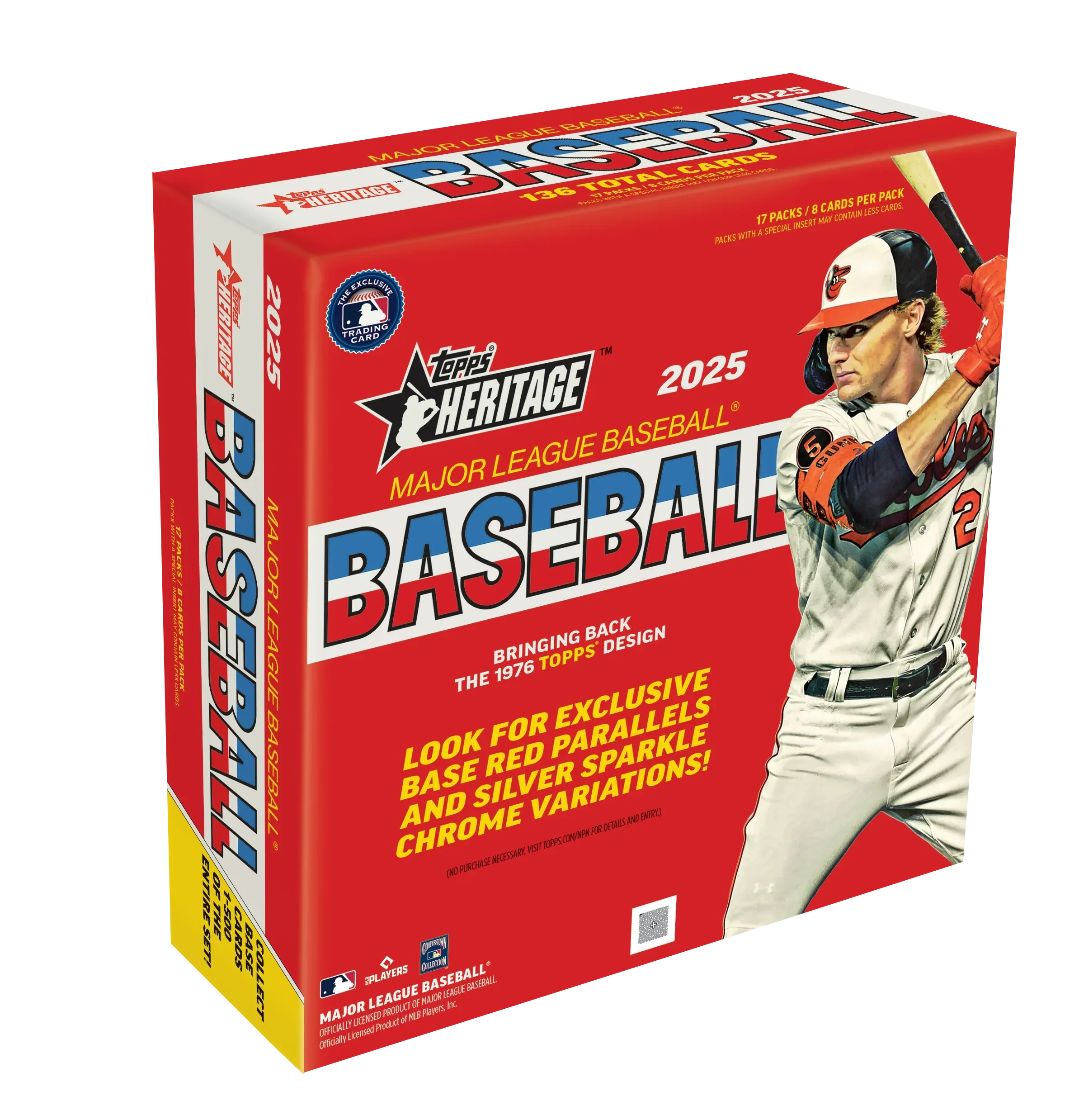 2025 Topps Heritage Baseball Mega 20 Box Case