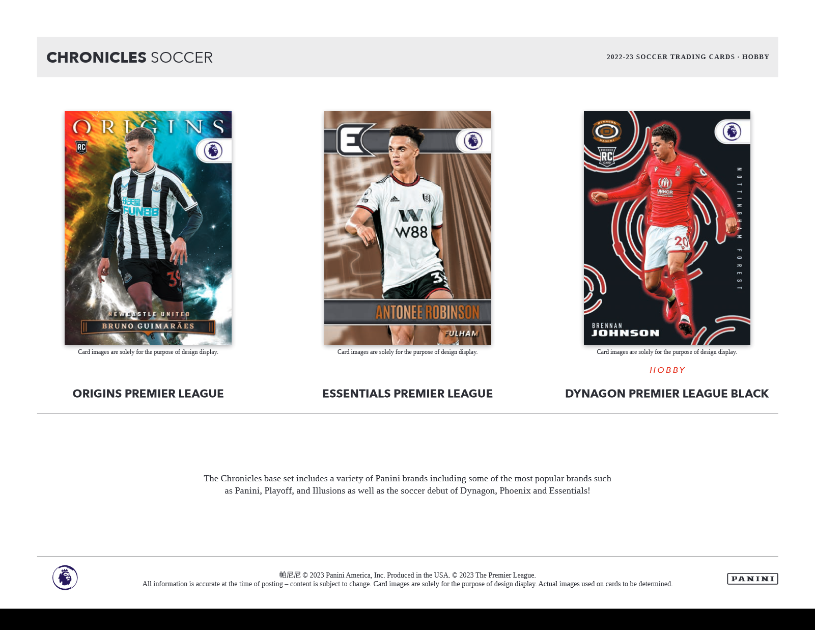 2022-23 Panini Chronicles Soccer Hobby Box