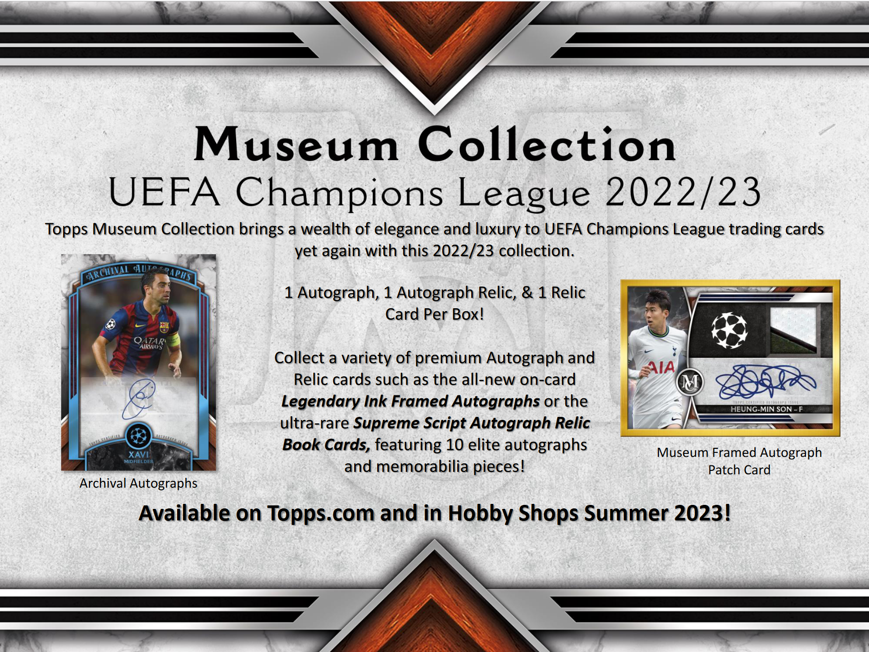 2022-23 Topps UEFA Champions League Museum Collection Soccer Box
