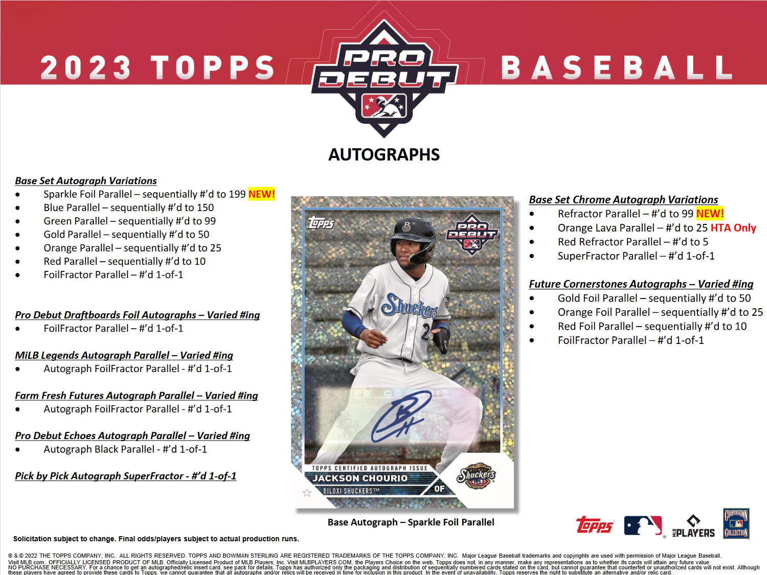 2023 Topps Pro Debut Baseball Jumbo 8 Box Case