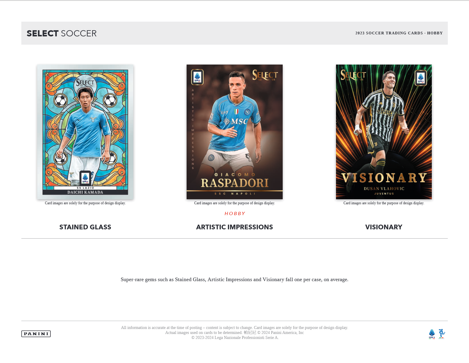 2023-24 Panini Select Serie A Soccer Hobby Box