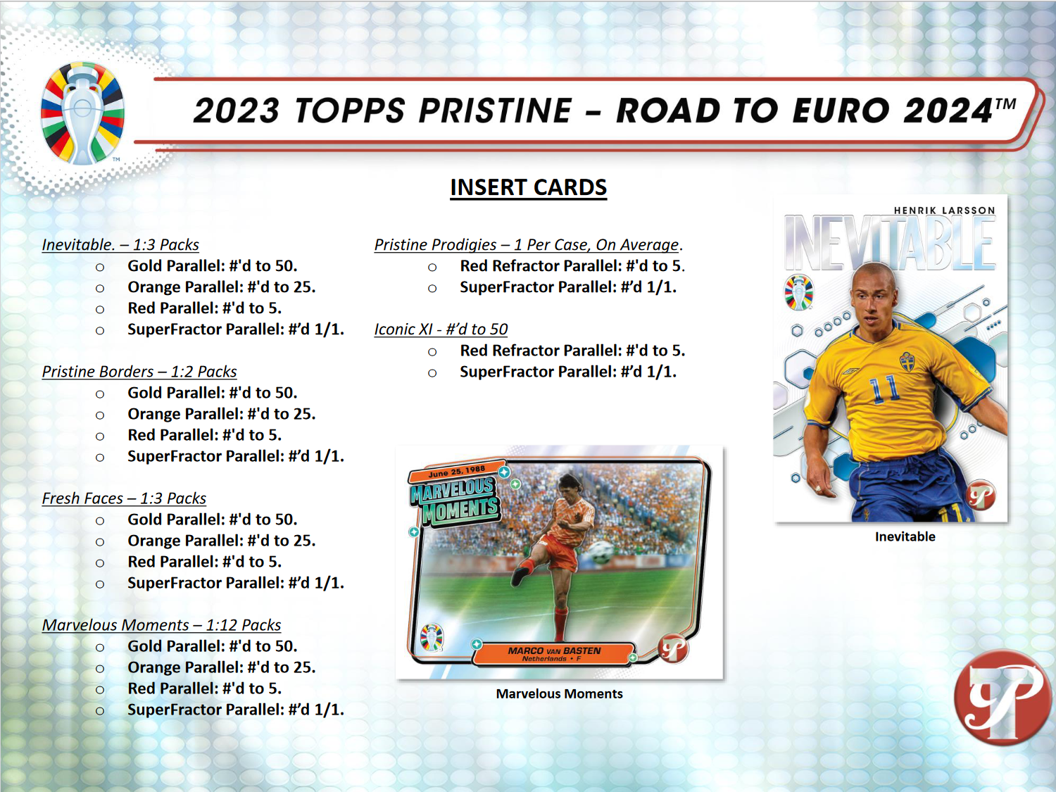 2023 Topps Pristine Road To Euro 2024 Soccer Hobby Box
